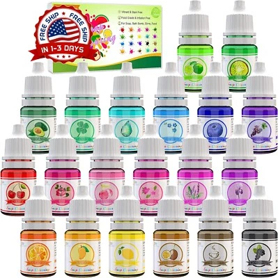Colorante Liquido Para Jabon Artesanal Colorantes Pa Jabon Tinte Set Kit De 20 - Image 1 of 4