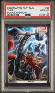 Thor #86 Purple Rainbow PSA 10 Upper Deck 2023 Marvel Platinum - Picture 1 of 3