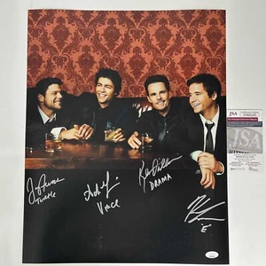 Autographed/Signed Entourage 4 Cast Grenier Connolly Ferrara 16x20 Photo JSA COA - Picture 1 of 1