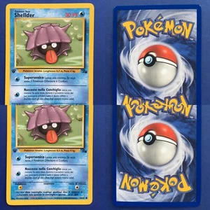Pokemon Shellder Fossil Prima edizione ITA 54/62 Common EX - Imagen 1 de 4