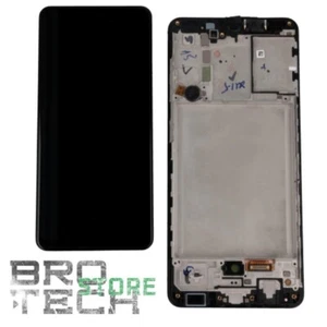 DISPLAY SAMSUNG A31 SM A315F ORIGINALE SERVICE PACK VETRO TOUCH LCD FRAME NERO - Foto 1 di 1