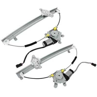 For Nissan Frontier 2000-2004 Pickup Pair Rear Window Regulator & Motor Assembly - Image 1 of 4