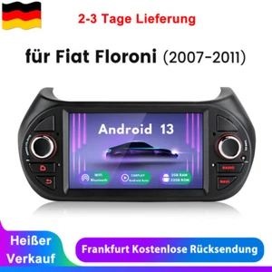 Für Fiat Fiorino Qubo Citroen Nemo 08-2017 CarPlay Autoradio Android 13 GPS Navi - Bild 1 von 13