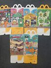 Garfield Mcdonalds Happy Meal Boxes Set Of 3 Vintage Used Flat 1989