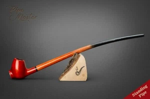 SELBSTSTEHENDE HOLZ TABAK RAUCHPFEIFE Gandalf Hobbit 90 Teak CHURCHWARDEN - Bild 1 von 5