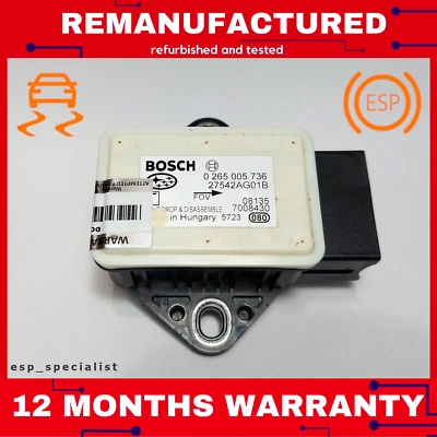 Subaru OUTBACK, SENSOR DE TAXA DE GUINADA ESP LEGADO 0265005736 - Imagem 1 de 3