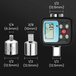 200N.m Digital Torque Wrench Electronic Torque Wrench with 1/2' 1/4' Adapter - Picture 1 of 10
