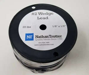 Wedge Lead #2 - 25 Lb Roll (1/2" Wide X 1/8" Thick) - Picture 1 of 1