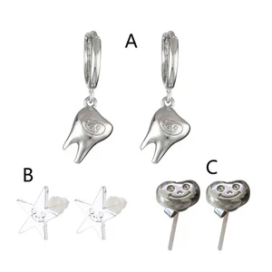 Studs Earrings Dangle Earrings Ear Studs Ear Buckles Hoop Earrings Party Jewelry - Picture 1 of 9