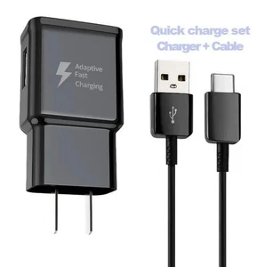 Super Fast Wall Charger Samsung 15w Type USB-C Cable Charger For S20 S21+ 5G - Picture 1 of 11