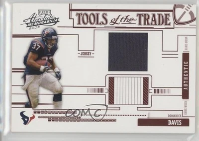 2005 Playoff Absolute Memorabilia Red Materials /100 Domanick Davis #TT-26 - Image 1 of 2