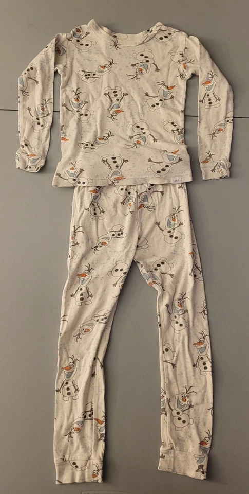 Pijama BabyGap Disney Talla 5 Olaf Frozen Foto 1 de 4