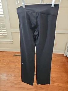 Lululemon Leggings Womens 6 Black Straight Leg Athletic Pants - Picture 1 of 5