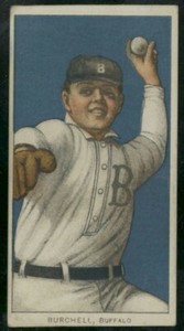 1909-11 T206 Fred Burchell Buffalo American Beauty Cigarettes 350 VG-EX