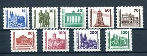 GERMANIA DDR 1990 EDIFICI E MONUMENTI SERIE CPL MNH** - Foto 1 di 1