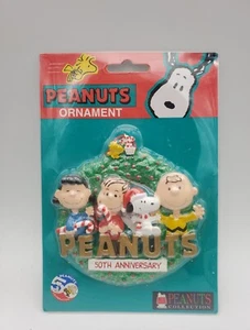 Peanuts Gang Kurt Adler 50th Anniversary Ornament Snoopy Lucy Charlie 2000 - Picture 1 of 5