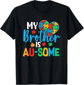 Autism Awareness Autism Squad Support awesome boys, girls T-Shirt - Picture 1 of 5