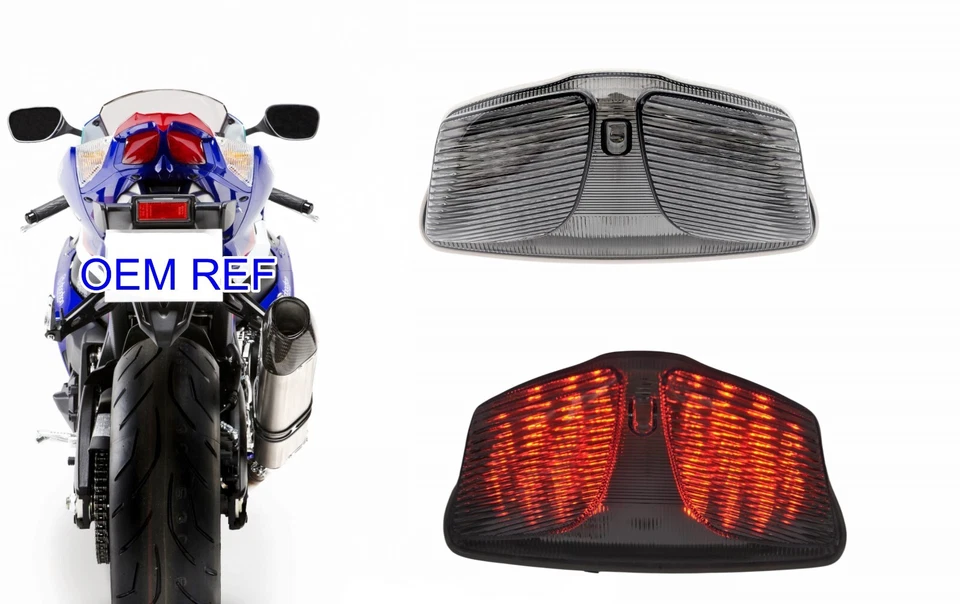 Для Suzuki GSXR750 2009-2010-2018-2019-2020; светодиодная лампа тормозной задний фонарь + поворотник - Изображение 1 из 4