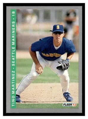 1993 Fleer  #310 Tino Martinez - Seattle Mariners - Image 1 of 2