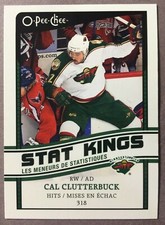2010-11 O-Pee-Chee Stat Kings #SK-13 Cal Clutterbuck Minnesota Wild