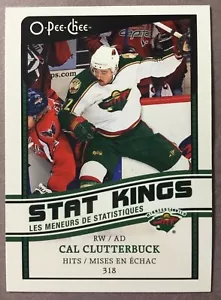 2010-11 O-Pee-Chee Stat Kings #SK-13 Cal Clutterbuck Minnesota Wild - Picture 1 of 1