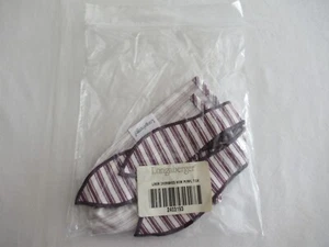 Longaberger Cherished Memories Basket Liner - Purple Ticking #2403193 USA Cotton - Picture 1 of 11