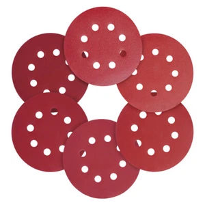 60 PIEZAS discos de lijado de 5 pulgadas 240-1000 bucle de gancho de arena 8 orificios papel lijadora orbital - Imagen 1 de 8