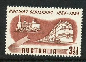 Australian 1954 Railway System, stamp is Mint Never Hinged - Bild 1 von 1