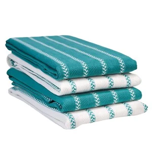 Kitchen Towels Set - Pack of 4 Cotton Dish Towels for Drying Dishes, 18”x 28”... - Picture 1 of 8