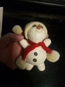 DEPARTMENT 56 Dept 56 BILLY BUTTONS Baby SNOWMAN 4-1/2" Knit Cap Scarf Snow Man - Picture 1 of 13