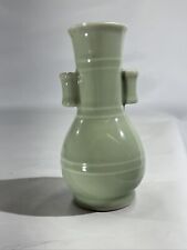 Antique Longquan Celadon Hu Form Archaistic Arrow Vase
