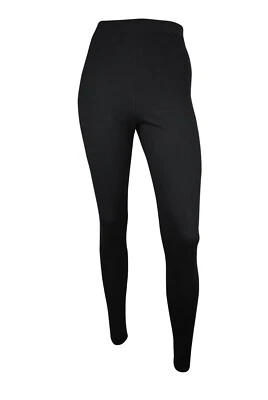 Womens H&M High Waisted Full Length Leggings STRETCH Black Size 6 8 10 12 14 16 - Image 1 of 4