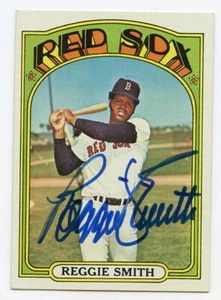 REGGIE SMITH Signed 1972 Topps #565 Red Sox Guaranteed Authentic KOA - Picture 1 of 1