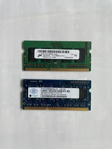 Lot 2, NANYA 2GB 1Rx8 PC3L-10600S + MICRON 1GB 1Rx16 PC3-10600S Memories - Picture 1 of 1