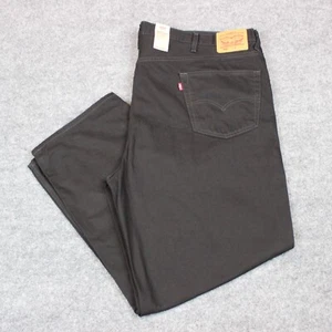 Levis 550 Jeans Men's 52X32 Black Denim Relaxed Leg Big Tall - Picture 1 of 20