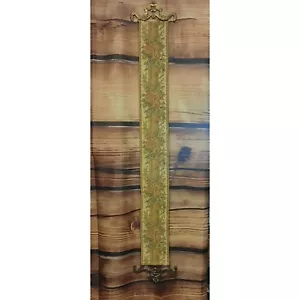 Antique Corona River Co. Art Deco Brass/Metal Hardware Hand Embroidered Tapestry - Picture 1 of 3