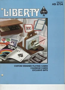 1980-81 Catalog for Liberty Playing Cards 17 Pages - Picture 1 of 4