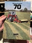 Massey Ferguson MF 70 mower conditioner tractor brochure 565 575 590 tractor