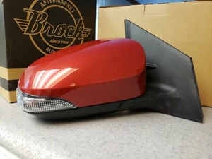 NEW RED Right Passenger Mirror Fits 2014-19 Toyota Corolla w/Light Power Heated - Picture 1 of 6