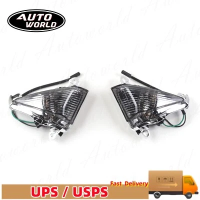 Estuche de luz de señal de giro delantero para Kawasaki Ninja ZX6R 2005-2010 2009 2008 2007 Foto 1 de 4