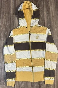 Vintage Y2K Rocawear Reversible Cyber Grunge Hip Hop Hoodie Sweatshirt S-M - Picture 1 of 10