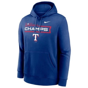 Texas Rangers Nike World Series Champions Club Fleece Team Hoodie LARGE - NWT - Picture 1 of 3