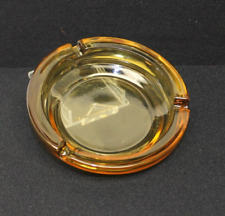 RARE Vintage 70s Federal Glass Sun Gold 4-1/2" Grip Rest Ash Tray #2763 NOS (PH)