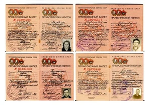 Original Sowjetrussland UdSSR Gewerkschaftsdokument Kolochos Revolutionär Thalmann - Bild 1 von 16