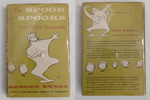 Bergen Evans The Spoor of Spooks and Other Nonsense 1954 Hardcover First Edition - Picture 1 of 24