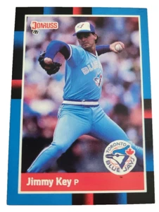 1988 Donruss Jimmy Key #72 Baseball Card MLB Toronto Blue Jays (K0 - Picture 1 of 2