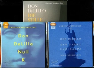 3 Hörbücher★Don DeLILLO★NULL K★ENGEL ESMERALDA★STILLE★Christian BRÜCKNER★CD/MP3 - Bild 1 von 6