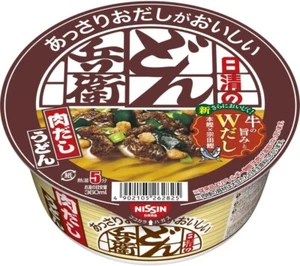 NISSIN Donbei Udon Noodles Beef Bonito Soy Sauce Soup Instant Cup Japanese 72g - Picture 1 of 32