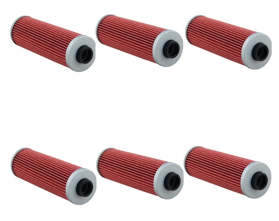 Filtro de aceite HF161 - Paquete de 6 para BMW R 45-100 69-96 Foto 1 de 4