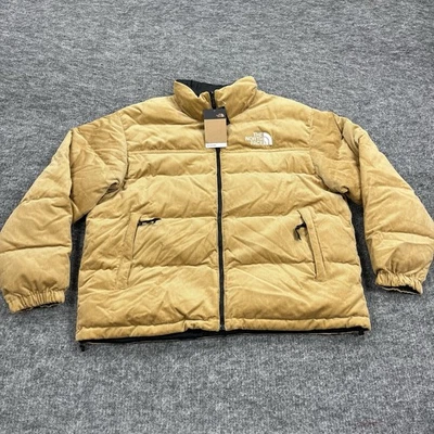 Chaqueta The North Face Nuptes 92 Para Hombre 2XL Marrón Pana Plumón Reversible Gorpcore Foto 1 de 4